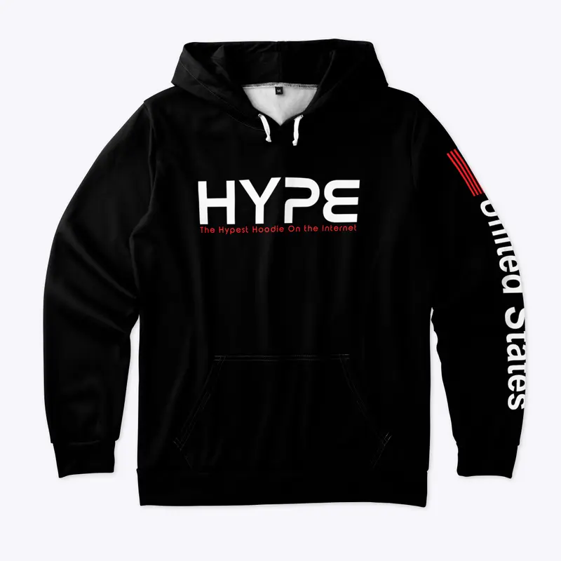 Hype United States Hoodie White